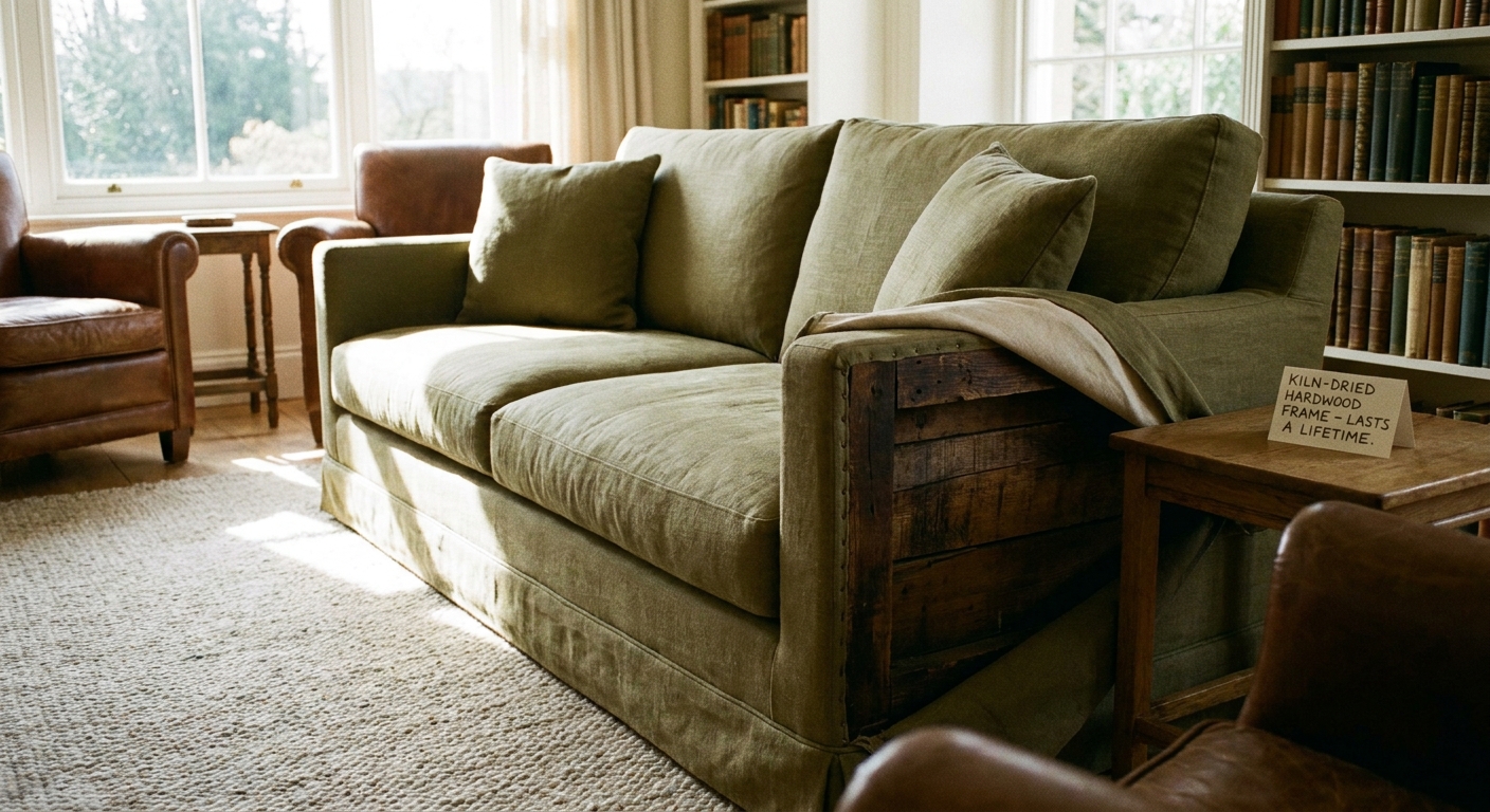 How kiln-dried hardwood frames affect the service life of classic sofas