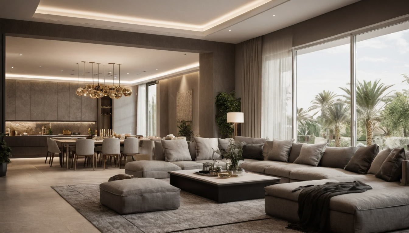 Riyadh villa owners should compare interior design proposals by scope before comparing style shown in a luxury residential interior
